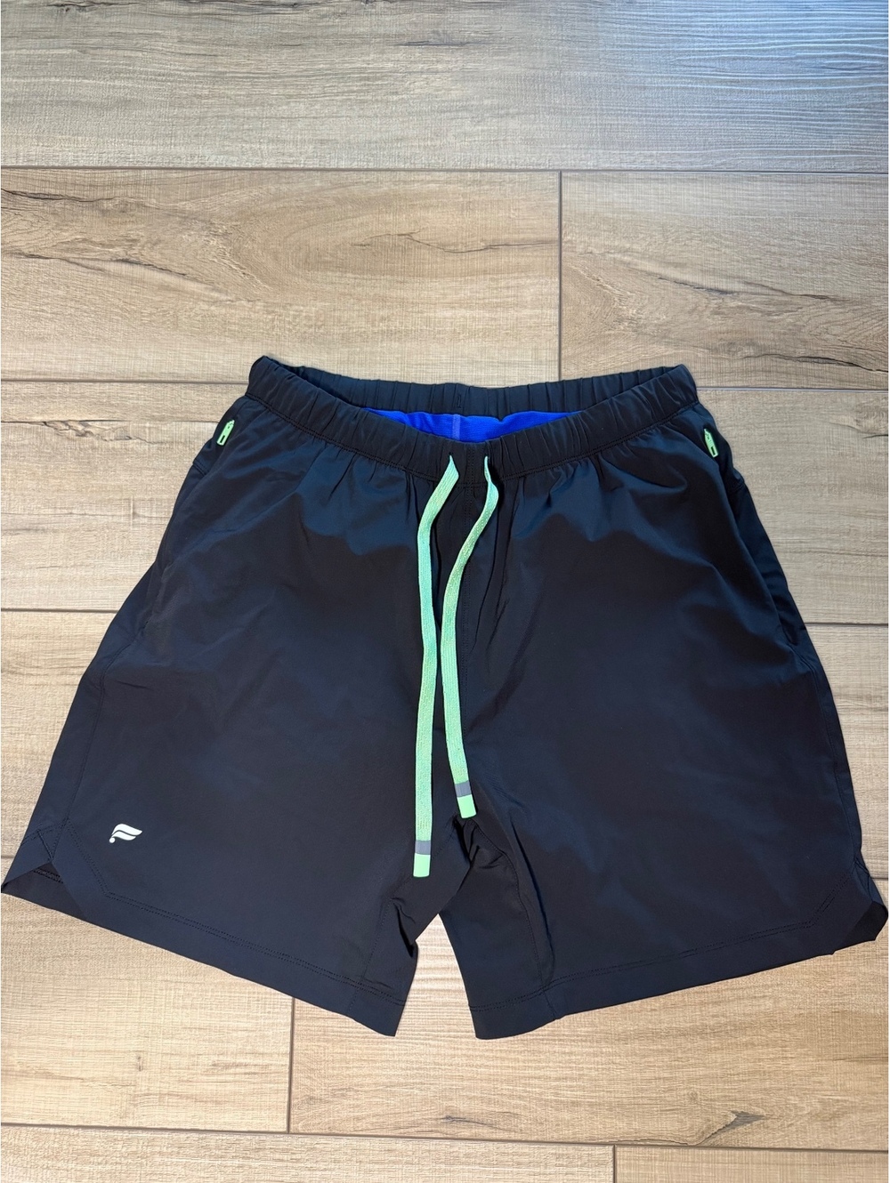 Fabletics Men’s Black Athletic Shorts Size Small/Medium Zip Pockets